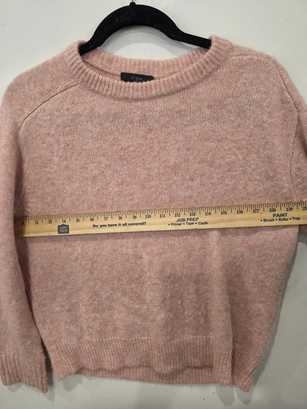 J.Crew Supersoft Yarn Oversized Crewneck Sweater Dusty Pink Relaxed Fit Sz S